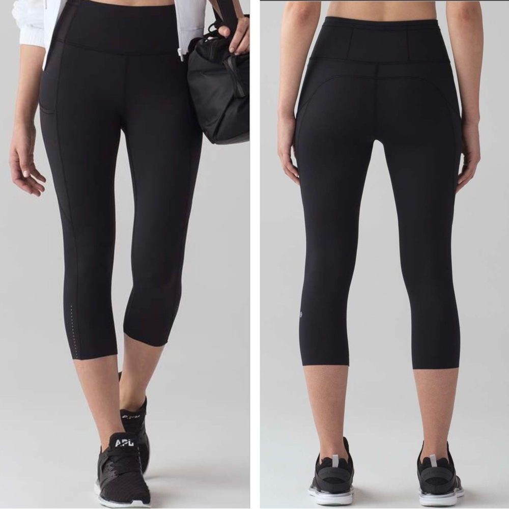 Fast & Free Crop II *Nulux - 19” - size 4 - Black (first release)